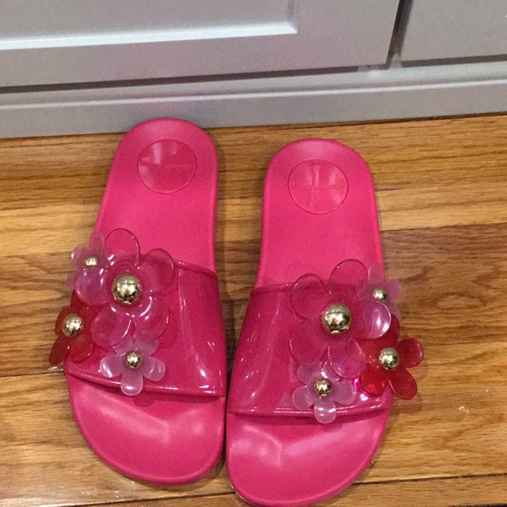 Marc Jacobs pool slides shoes size 6